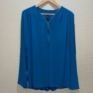 INC International Concepts Teal Blouse